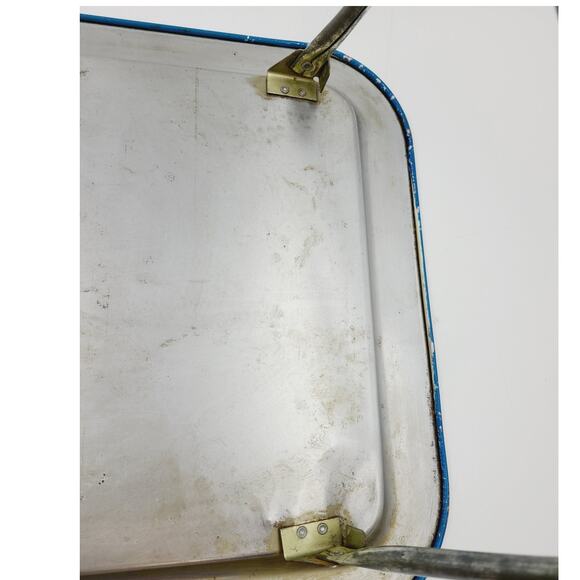 Children's TV Tray Bozo the Clown on TV w/ Folding Legs, Vintage 1960's Tin - Picture 10 of 10